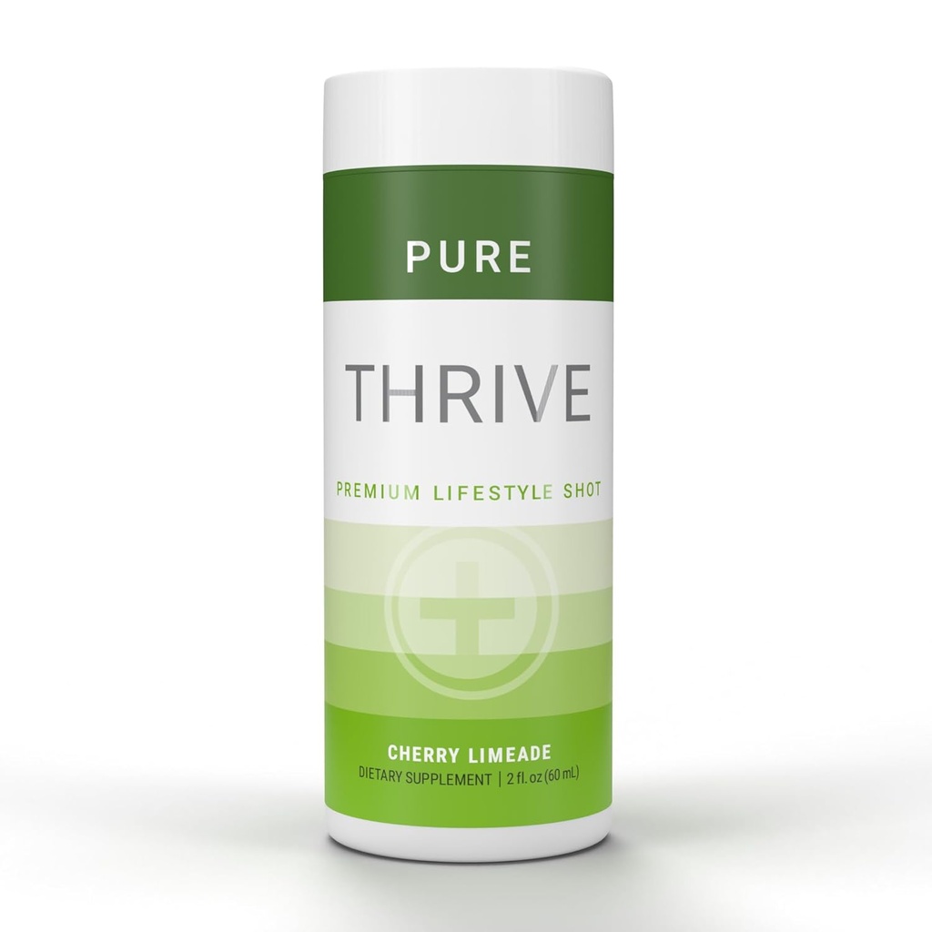 THRIVE by Le-Vel Energy Shot - Cherry Limeade OF 124; 2 fl oz OF 124; 12 Count OF 124; Clean, Sugar- Free, Zero-Calorie Energy Booster OF 124; přírodní doplněk energie s B Vitamíny OF 124; Zdravý kofein Shot