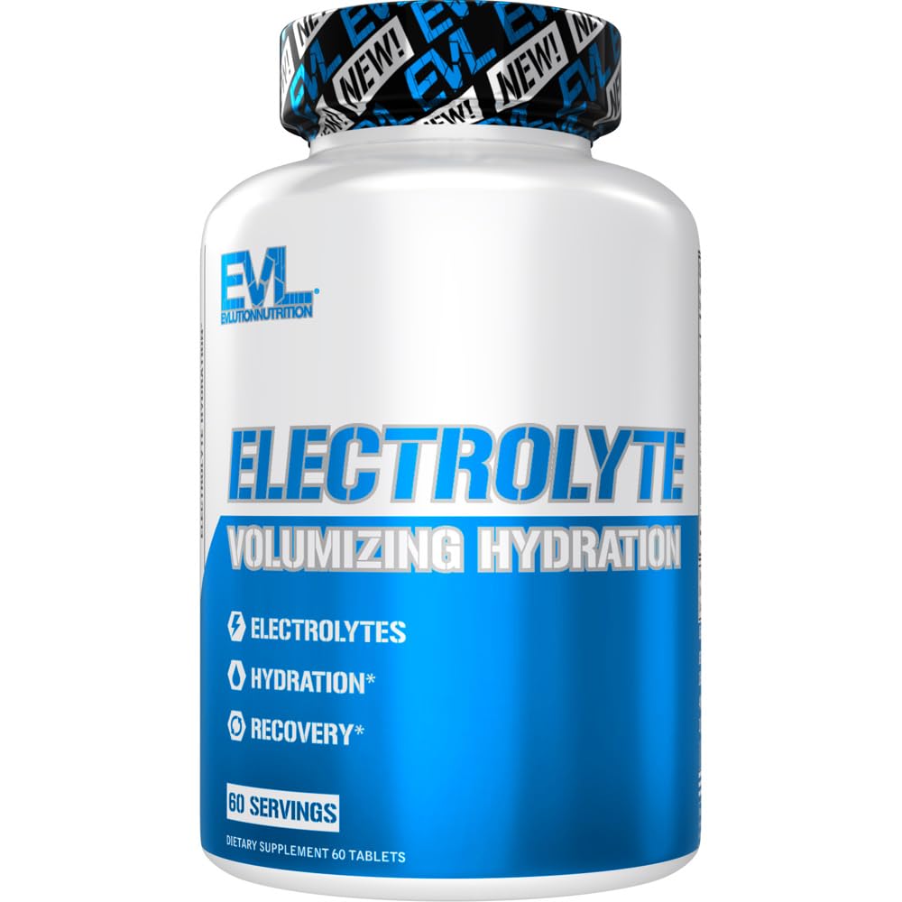 Vymýcení Nutriční Volumizace Electrolyte Hydratační tablety - Rychlý rehydratační dodatek - Nabíjení a dobývání - Obsahuje 8 klíčových elektrolytů - Vegan, gluten- Free, a Keto Friendly - 60 Služeb