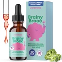 JoySpring Brokolice dodatek pro děti 124; Sulforaphane & Bacopa Monnieri kapky 124; podporuje kognitivní funkce 124; Vegan & Kid- Friendly