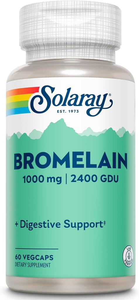 Dodatek SOLARAY Bromelain, 1000mg