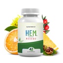 Hem Rescue Hemoroid Supplement pro léčbu hemeroidů - Všechny přírodní, snižuje nepohodlí a otok, zvyšuje krevní tok, Orální Botanická směs, Made in USA - (1 Láhev balení)
