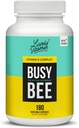 LIVELY VITAMIN CO. Busy Bee - Vysoce biologicky dostupný vitamin B komplex s Choline - Energie - Stres - Mozková mlha - Duševní Clarity - Oxidativní poškození - Mléčné Soy gluten zdarma - 180 Vegan Kapsle