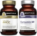 Kvalita životních funkcí Kinoko Gold AHCC a Microactive Curcumin SR - Imunitní podpora Curcumin Bundle