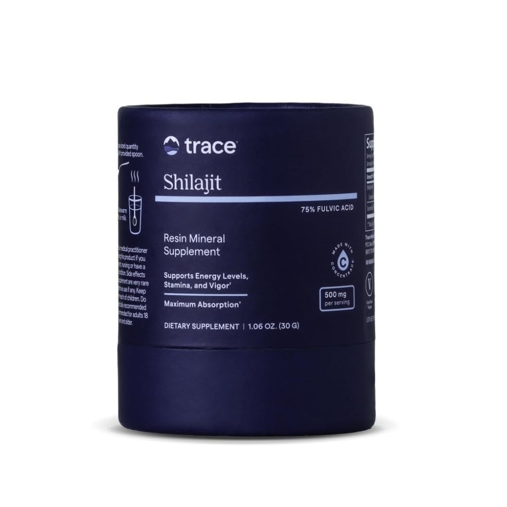 Stopy Minerály Shilajit Resin 500mg - Dietní dodatek pro mozek a stravovací zdraví - Minerální dodatek pro pomoc imunitní zdraví a denní energie - Formule s Fulvic acid - 30g (O 60 Služeb)