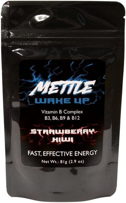 Energy Drink Powder - 100 Servingů 124; Cukr zdarma 124; 200mg Kofein - Metal Energy Drink Mix (Strawberry Kiwi)