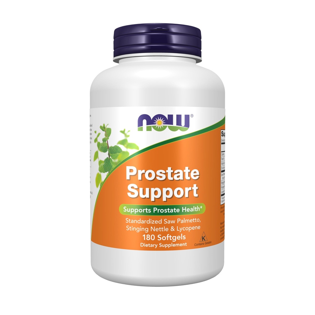 Nyní doplňky, Podpora Prostate, Podpora Prostate, s Standardizované Saw Palmetto, String Nettle & Lycopene, 180 Softgels