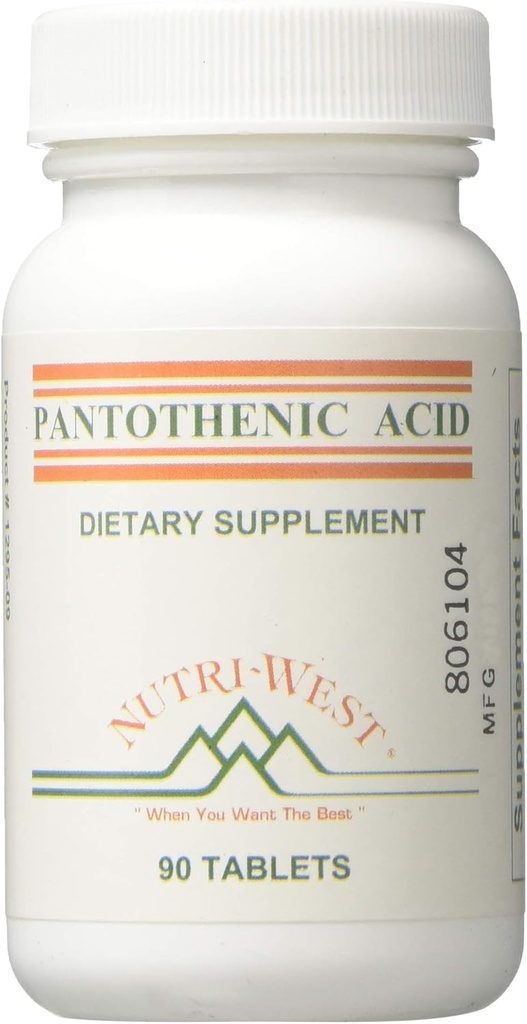 Nutrice- West - Pantotenová kyselina 90 tablet