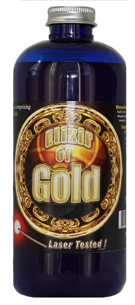Elixir of Gold, 8 oz., 240 PPM Concentration by Silver Mountain Minerals (Medical Purity Silver, Most Biologicky k dispozici koloidně Suspended Nano částice)