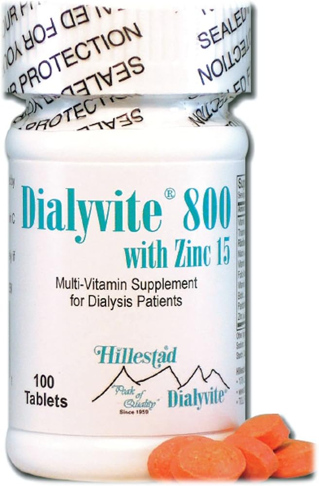 Dialyvit 800 se zinkem 15 mg. - 100 Tabs (Renální doplněk)