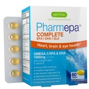 Igennus Pharmepa Kompletní EPA 668mg & DHA 334mg Omega33 Fatty Acids 1000mg, IFOS Certified, rTG Form, High Potency Fish Oil Plus Omega-6 & 9 from GLA Evening Primrose Oil, Lemon Flavor, 60 Softgels