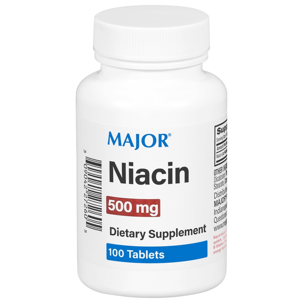 Hlavní Niacin 500mg - dodatek stravy - 100 tablet