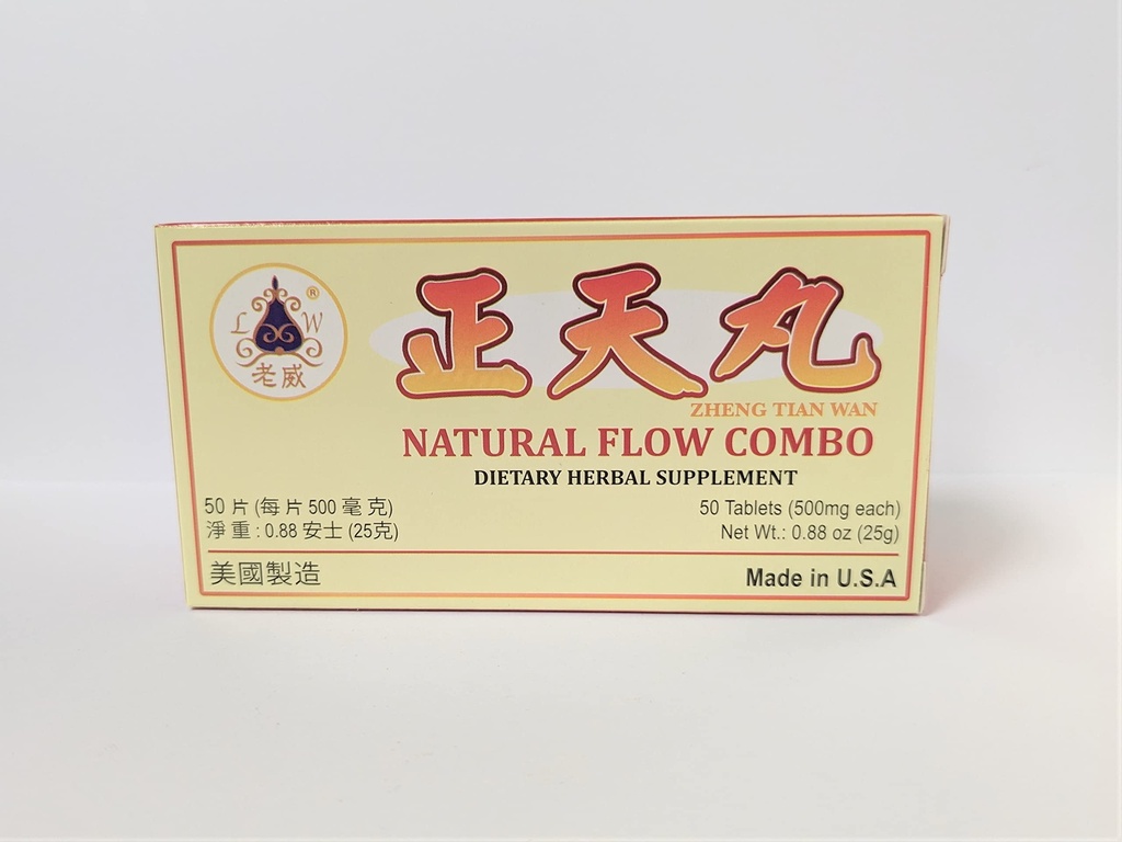 Zheng Tian Wan Bylinný dodatek pomáhá pro migrény & Premenstruační bolesti hlavy 500mg 50 tablet Made in USA by Lao Wei