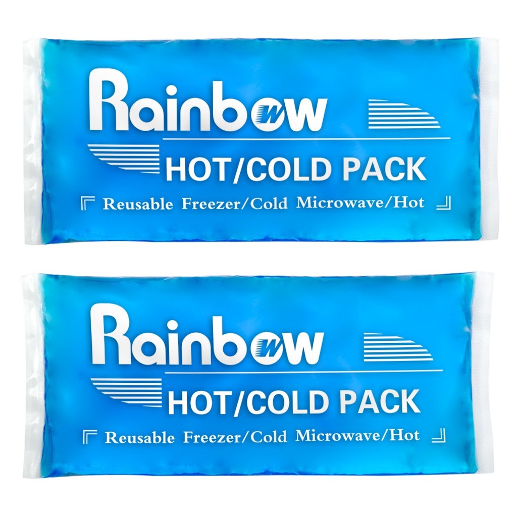 Soft Ice Packs Reuse Gel Pack 2, Hot and Cold Gel Ice Packs for Injuries, Heaches, Joint Pain Relief, Comfort Ice Pack Flexible Therapy on Neck, Ankle, Knee, Leg, Rameno, Elbow, Wrist, Nohy