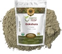 Organic Way Gokshura Powder (Tribulus Terrestris) - Organic & Kosher Certified IR 124; Raw, Vegan, Non GMO & Gluten Free IR 124; USDA Certified IR 124; Původ - Indie (1LBS / 16Oz)