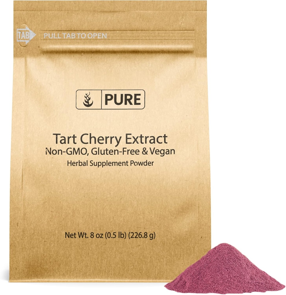 Čisté původní ingredience Tart Cherry Extract (8oz), Non- GMO, Bylinný dodatek