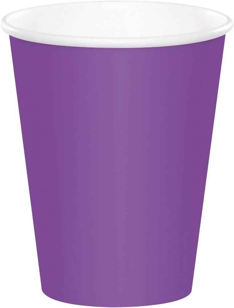 Creative Converting Ametyst Paper Cup, 24 Počet (balení po 1), Purple