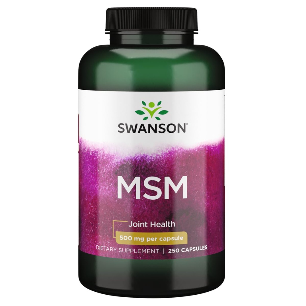 Swanson Msm 500 miligramů 250 tobolek