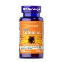Puritan 's Pride Premium Lutigold ™ Lutein Carotenoid 40 mg se Zeaxanthin pro muže a ženy, Dietní dodatek pro podporu zdraví očí, 8 Měsíční dodávky, 120 Easy- to- Swallow Softgels