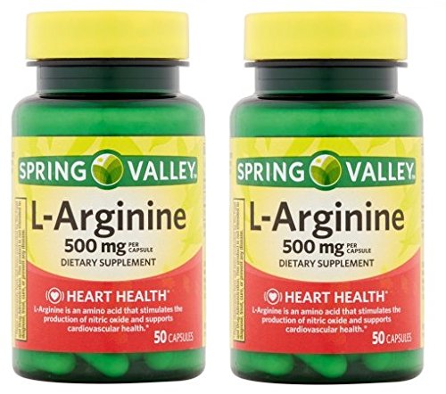 Jarní údolí: 100 kapslí 500 Mg Ea. L- Arginin (Balení po 2)