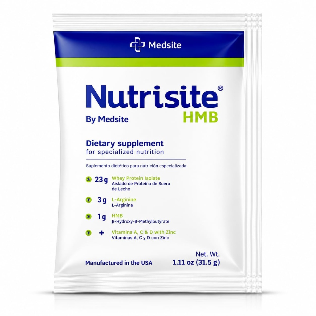 Nutrglitazon HMB - Speciální léčebný účel Potraviny, Single Pack - Modulární práškový vzorec na bázi syrovátkového proteinu izolát, L- arginin, HMB, vitaminy A, C, D, a zinek - Mix s pomerančovou šťávou (1.11 Oz)