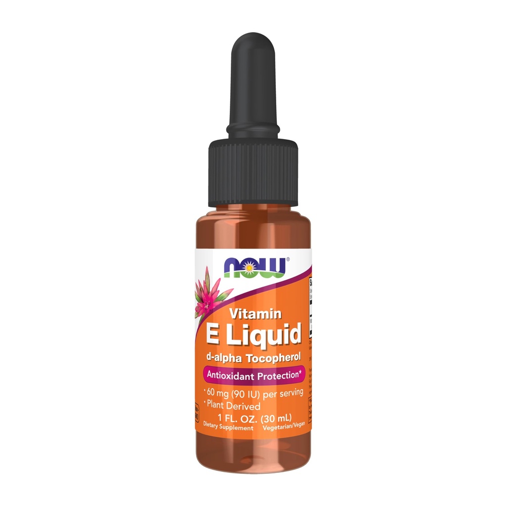 Nyní Potraviny doplňky, přírodní vitamín E tekutý (D- Alpha Tocopherol), Antioxidant Protection *, 1- Ounce