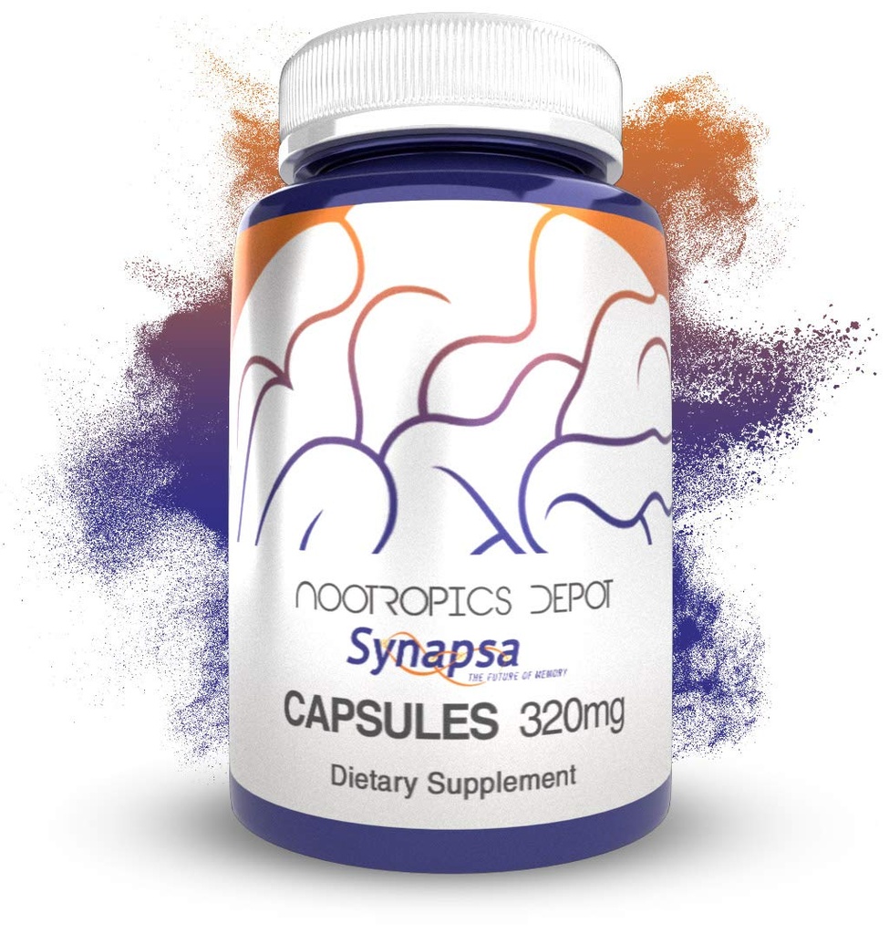 Nootropics Depot Synapsa Bacopa Monnieri Kapsle 124; 320mg Capsle 124; 60 Počet 124; Celá rostlina Extract 124; Ayurveda dodatek 124; Adaptogen Herb 124; k vylepšení učení, paměti a duševní výkonnosti