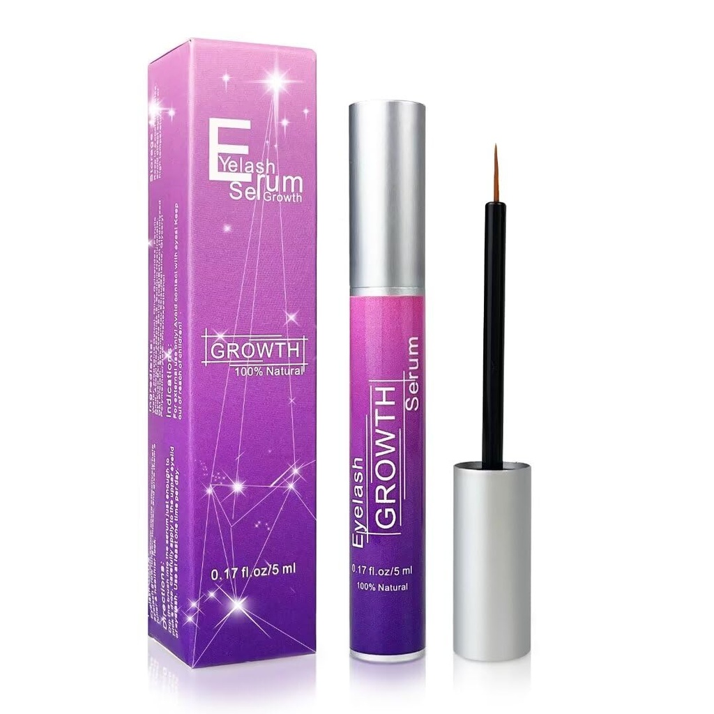 Eylash Growth Serum - Eylash Enhancing Serum for Lash and Brow Natural Eylash Enhancer Serum Thickening and Lengtening Mascara Set Lash Serum for Eylash Growth
