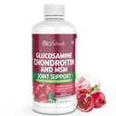 Bio Naturals Liquid Glucosamine Chondroitin MSM Pharmaceutical Grade Supplement with Hyaluronic Acid - Maximální síla Společná podpora - 32 fl oz