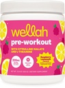 Wellah Get- Going Pre- Workout Drink Mix (Malina Lemonade ochucené, 30 Služeb)