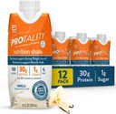 Vanilkový nutriční třes 124; 30g protein, 1g cukr 124; Nutriční podpora pro svalové zdraví během hubnutí 124; 12 balení