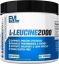 Eluce Nutrition L- Leucin 2000 - Syntéza proteinů, obnova a podpora svalů - Performance & Energy - 2000mg L- Leucine - Gluten Free & Vegan - Neochucený doplněk stravy Powder - 100 Služeb