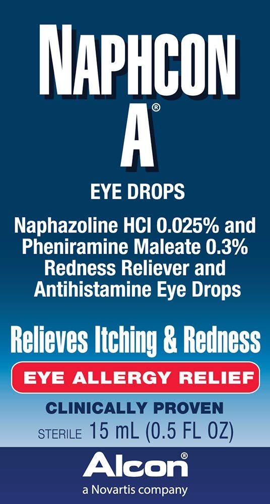 Alcon Naphcon Oční kapky, Alergie Relief 15 ml