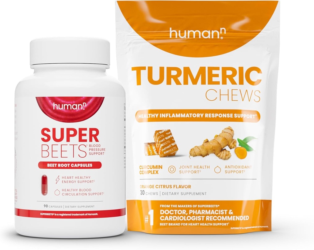 Humann SuperBeets Kořenové kapsle na řepu a Žvýkačky
