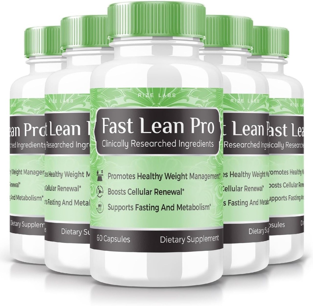 rize laboratoře - Rychlý Lean Pro Dietní dodatek, Advanced Formule Kapsle pro extra sílu, non GMO, podporuje zdravé řízení hmotnosti (300 Kapsle) (Oficiální balení 5)