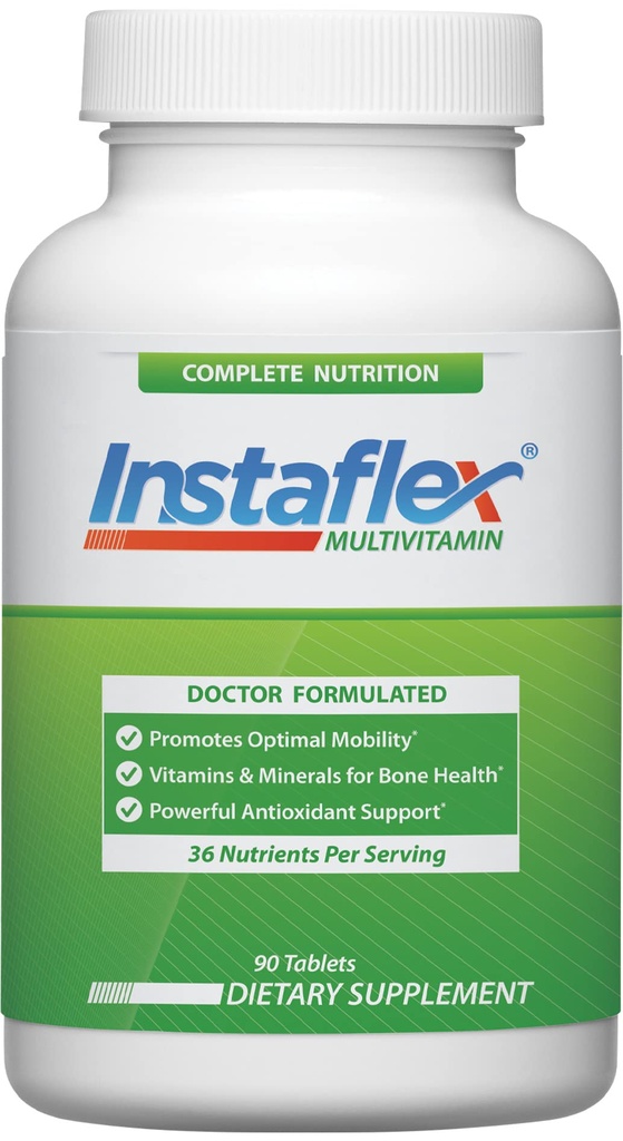 Instaflex Multivitamin - Dodatek k společné podpoře, podporuje mobilitu a zdraví kostí, 90 tablet