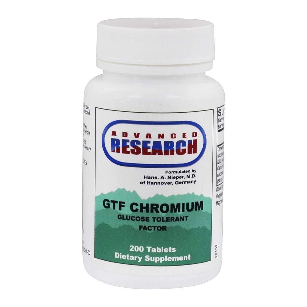 Advanced Research / Nutrient Carriers Gtf Chromium - Glucosa Tolerant Factor 200 Tabs