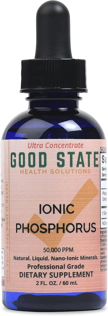 Good State CLAS124; Fosforus Ultra Concentrate CLAS124; Liquid Ionic Trace Minerals CLAS124; Homeopatické roztoky pro Digestion CLAS124; Zlepšuje Nutrient Uptake CLAS124; 100 Servings CLAS124; 50 ml
