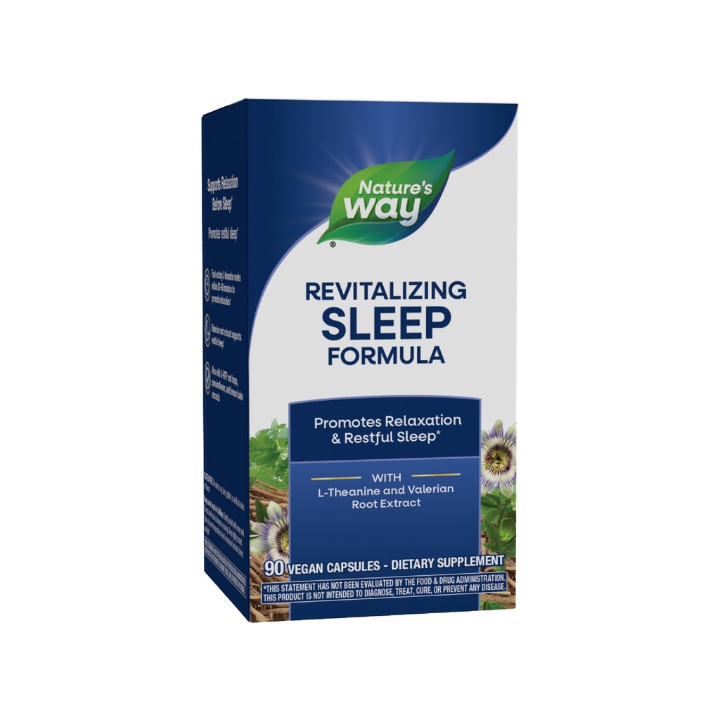 Nature 's Way Fatigued to Fantastic! Revitalizační spánková formule, Promotes Restful Sleep *, 90 Kapsle