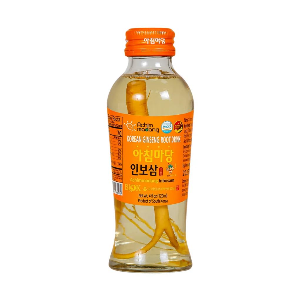 Inbosam Korean Ginseng Drink root drink, 10 lahví, 4 fl oz Each
