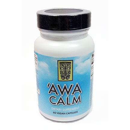 'Awa Climate Capsules - Kava- Based Bylinný dodatek s 30% Kavalatone, Calamus Root, Passion Flower, Lemon Balm & Hops (60 Kapsle)