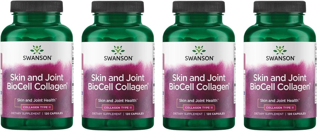 Swanson Chicken Sternum Cartilage - kolagen typu II 500mg 200 Kapsle (4 balení)