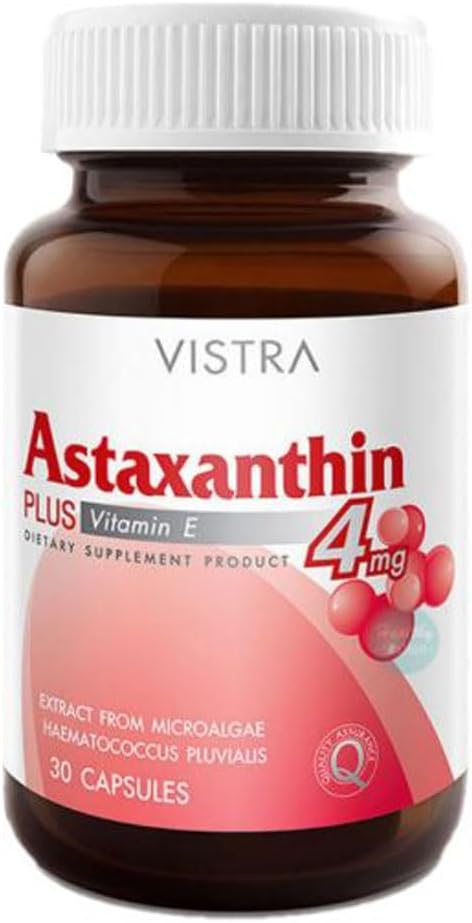 Vistra Astaxanthin 4 mg 30 Cap. (Čestný úspěch)