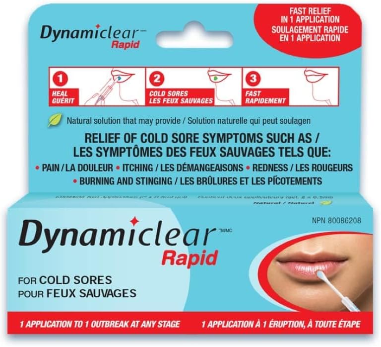 Chladnokrevná léčba rtů, One- and- Hotovo, All- Natural Single Application Topical One Dose Fever Blistr Medikace 124; Jedna aplikace na Outbreak 124; Dvě aplikace na krabici
