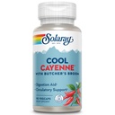 SOLARAY Cool Cayenne Pepper 40.000 HU s řezníky Broom pro podporu zdravé cirkulace 124; 90 VegCaps