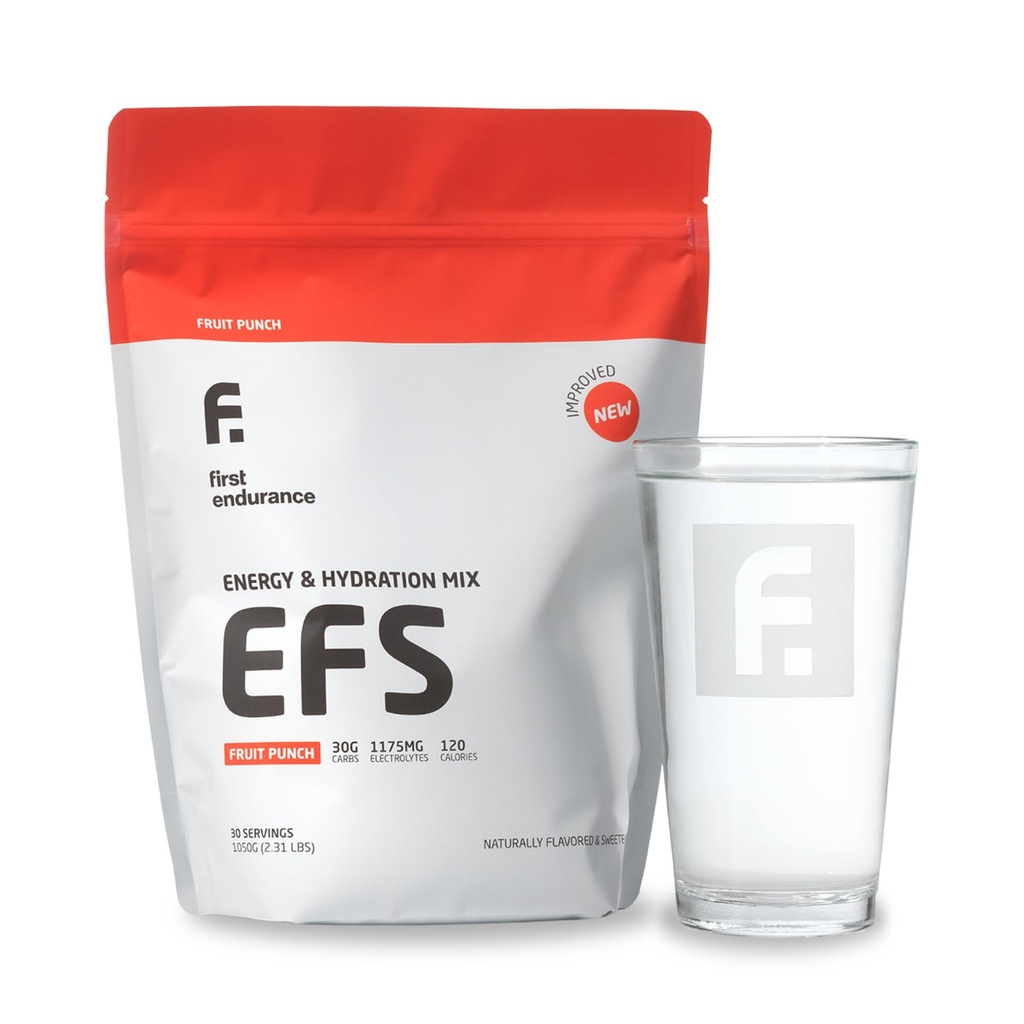 EFS Hydration & Endurance Drink Mix - Premium karbohydráty pro energii a výkon, Elektrolyty pro rychlou rehydrataci a běh, Cyklistika a Triatlon Nutrition CLAS124; Isotonic Energy Fuel CLAS124; Ovocný punč