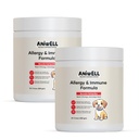 Alergie & Imunitní podpora Žvýkačky pro psy - Powered by Astragalus Root & Flaxseed C3 - Promotes Sezónní alergie Relief, Gut & Digestive Health - Soft Chews OF 124; Balení 2