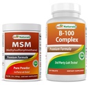 Nejlepší Naturals MSM Powder & B-100 Complex