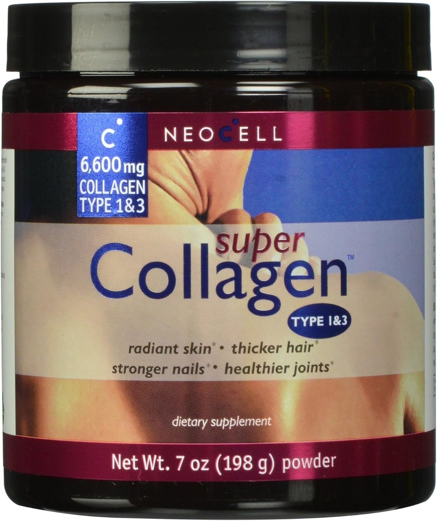 Neocell Super kolagen prášek A 6,600mg kolagen typy 1 & 3 - Neochucené - 7 Ounces