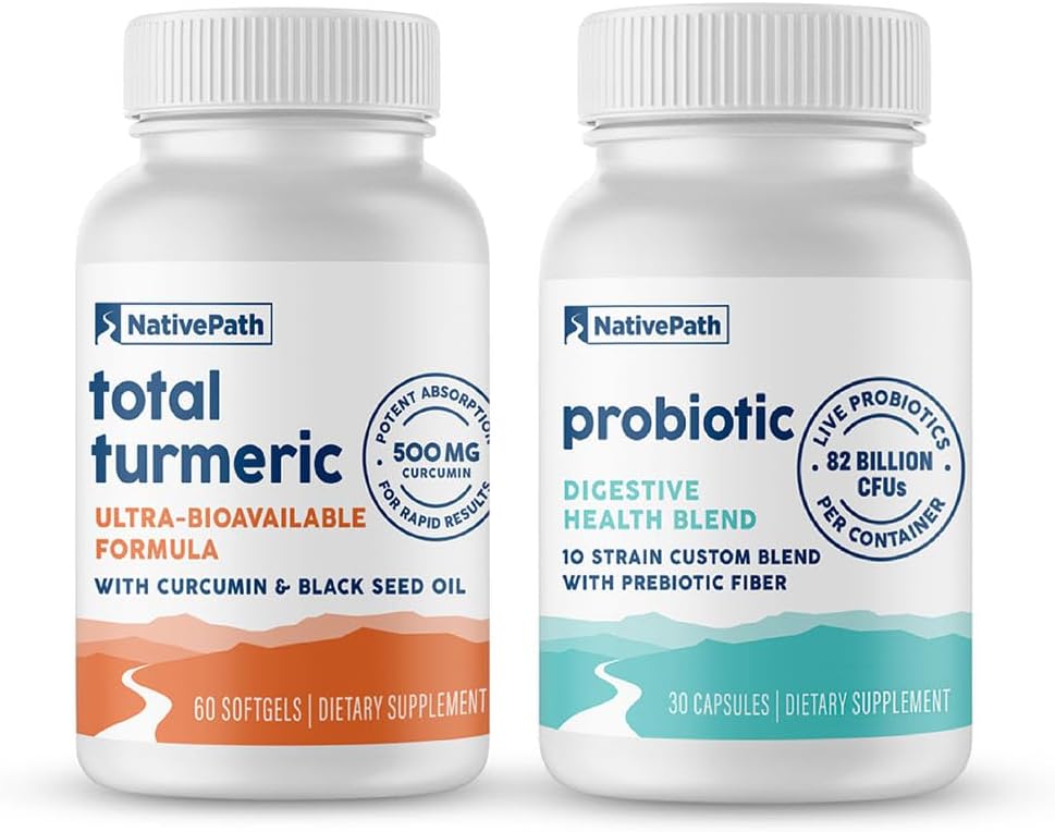 NativePath Take Together Bundle, Probiotic a Turmeric 30 Služeb
