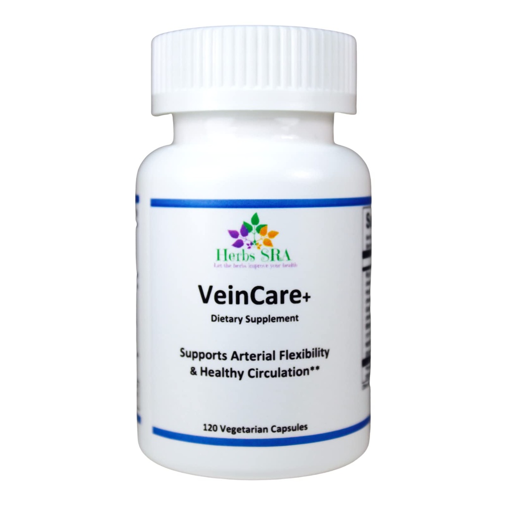 Rutin, Horse Chestnut, Grape Seed, Bilberry, Nattokinase - Promotes Optimal Vein Function - Circulation Support - 120 Kapsle.